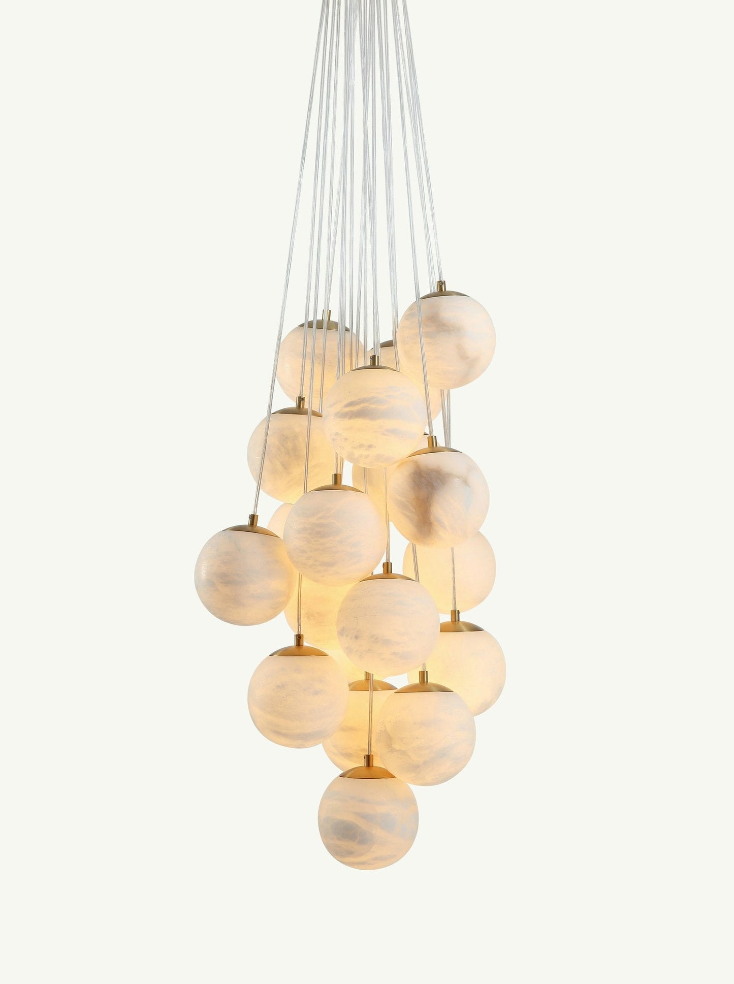 Aspen 19 Chandelier Alabaster
