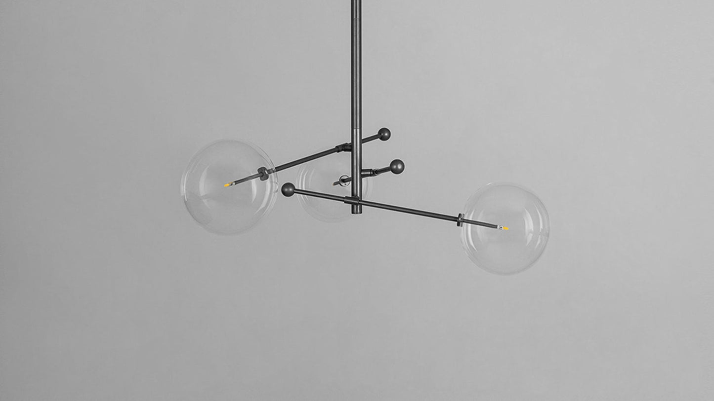 RD 15 3 Arms Chandelier