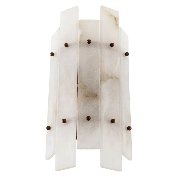 Simona Alabaster Wall Lamp Ruby