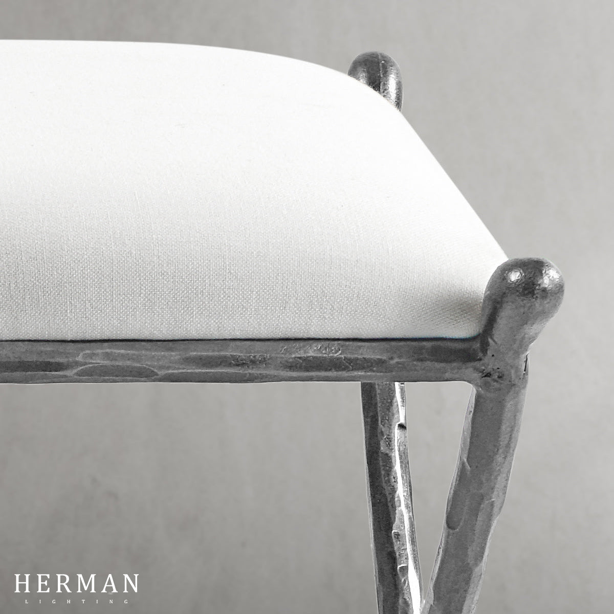 Thaddeus Horn Fabric Base Stool