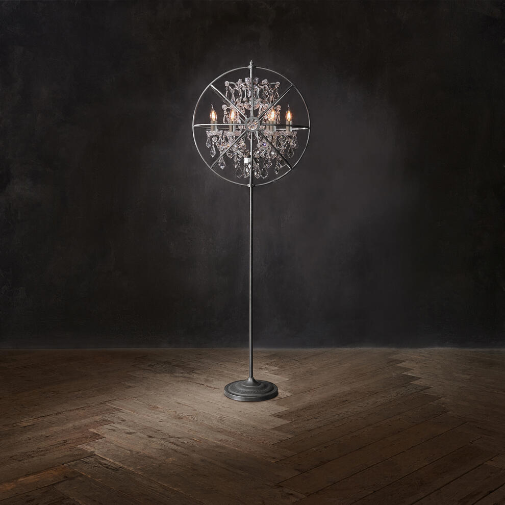 Gyro Crystal Floor Lamp