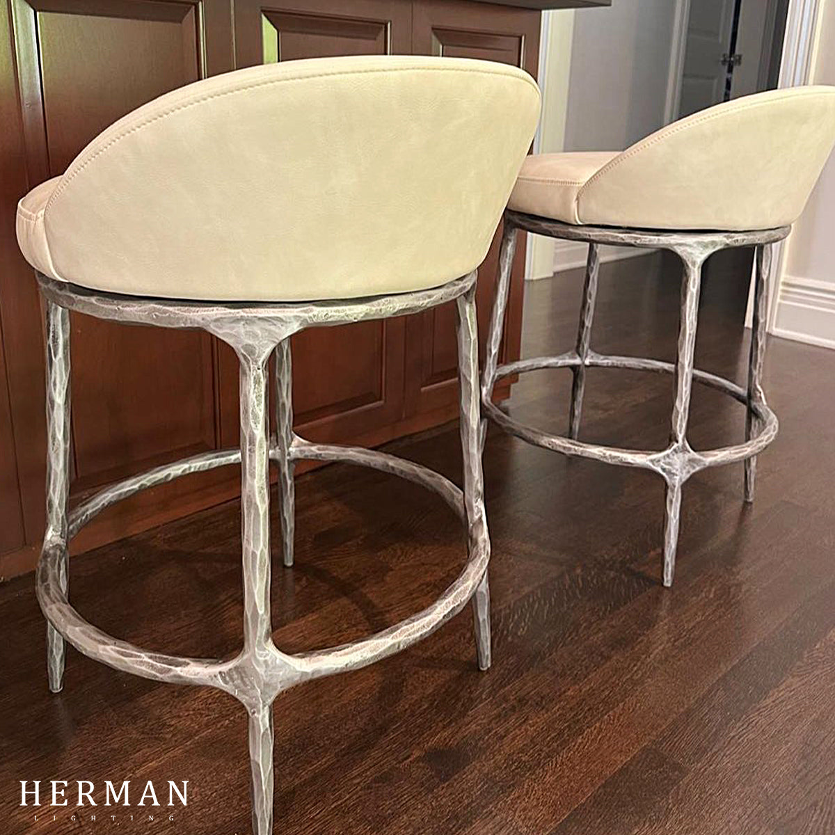 Thaddeus Bar Swivel Counter Stool
