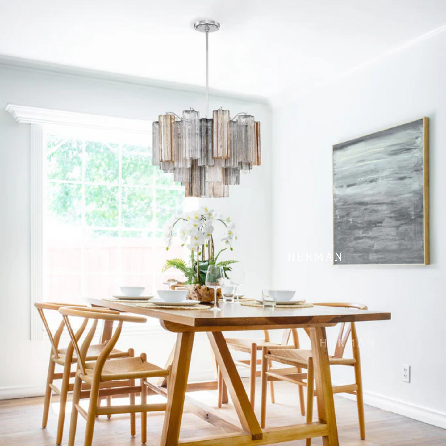 Addis Chandelier 17.8" 19.8" 22" 26.8" 32''D