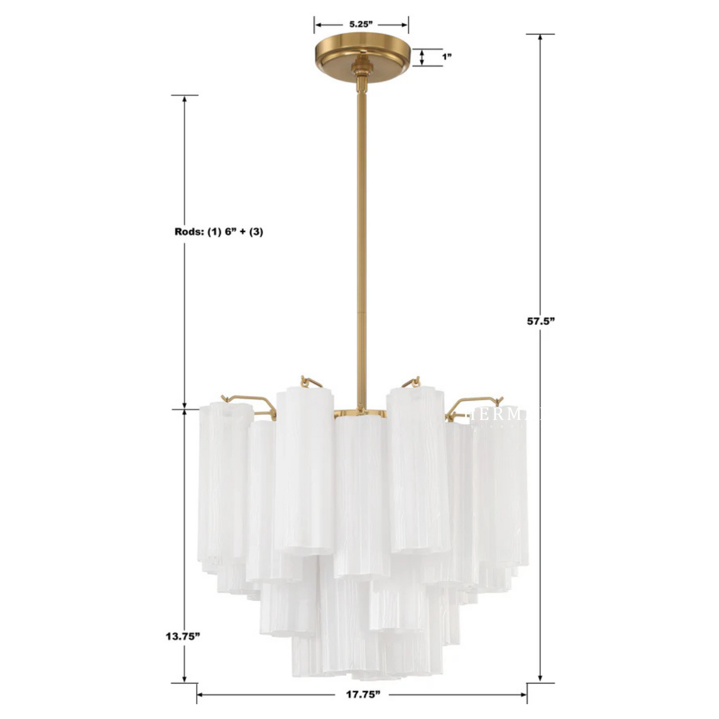 Addis Chandelier 17.8" 19.8" 22" 26.8" 32''D