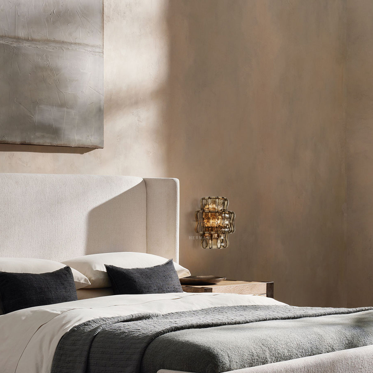 Amor Glass Wall Sconce 12"