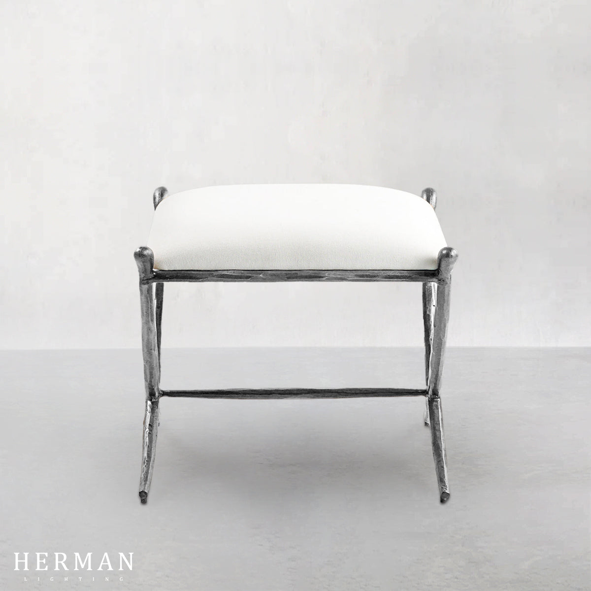Thaddeus Horn Fabric Base Stool