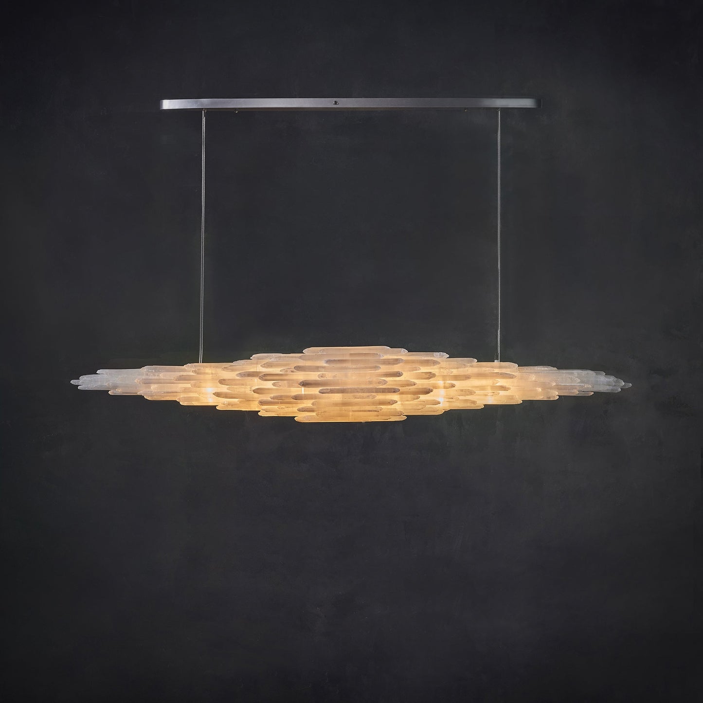 Art Selenite Large Chandelier