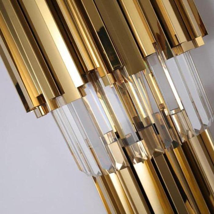 Enoch Three Tier Crystal Wall Sconce