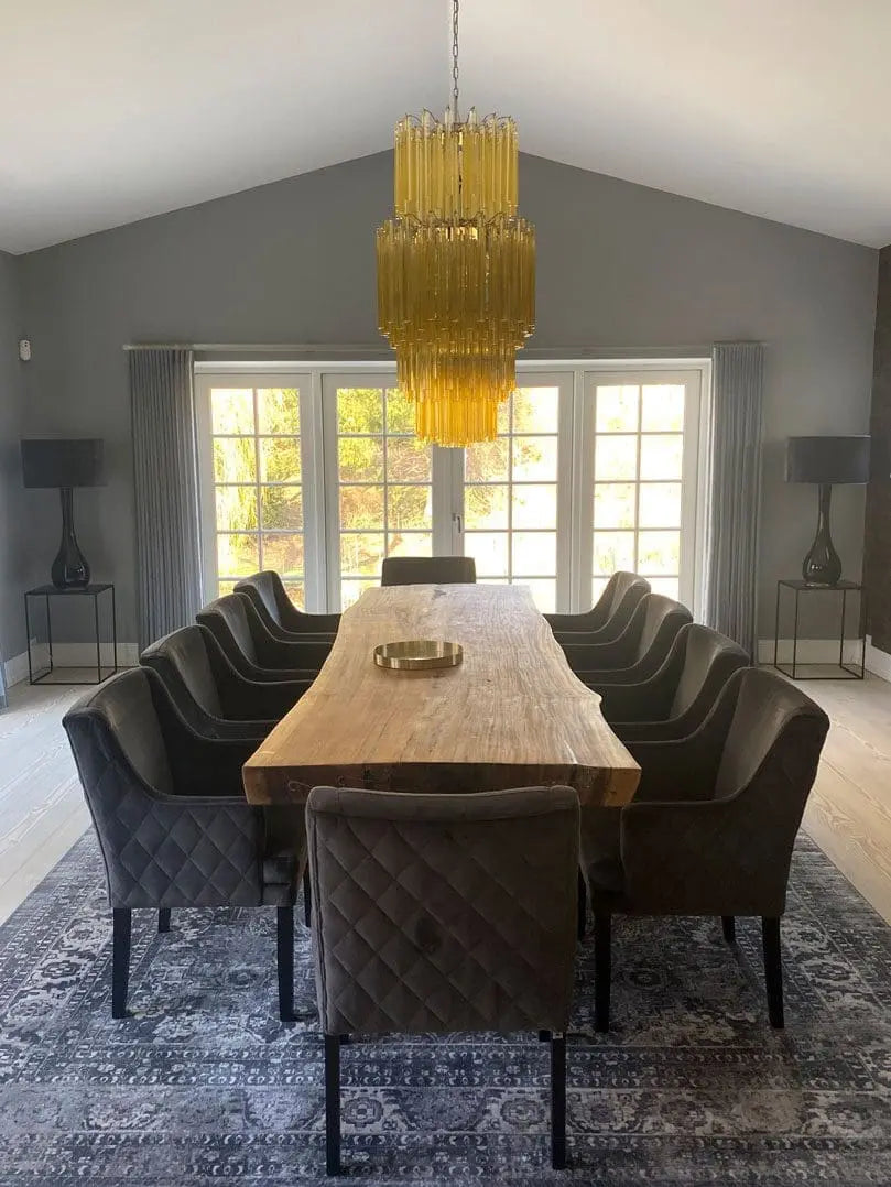 Murano Chandelier – 242 prisms – Transparent