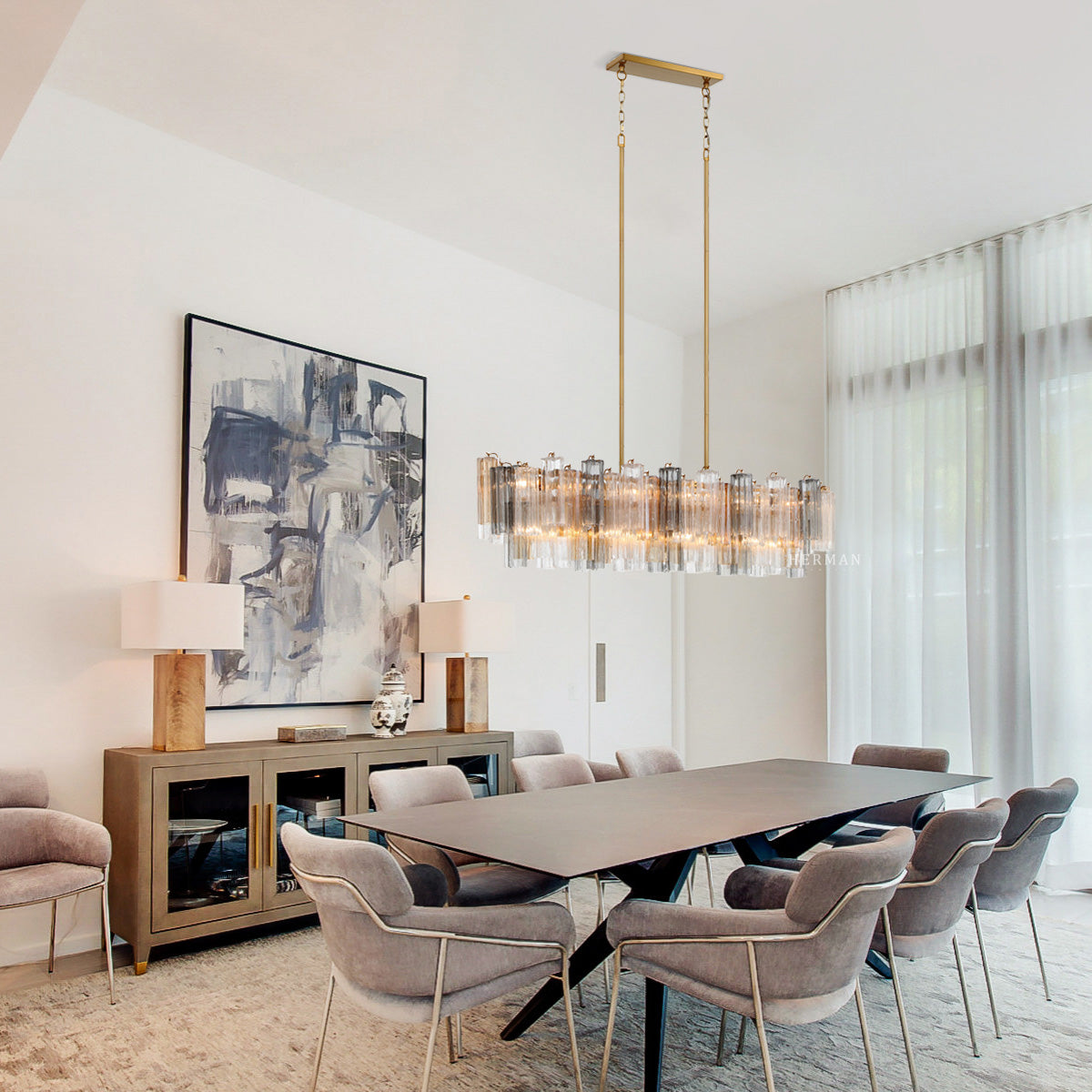 Addis Linear Chandelier 51''