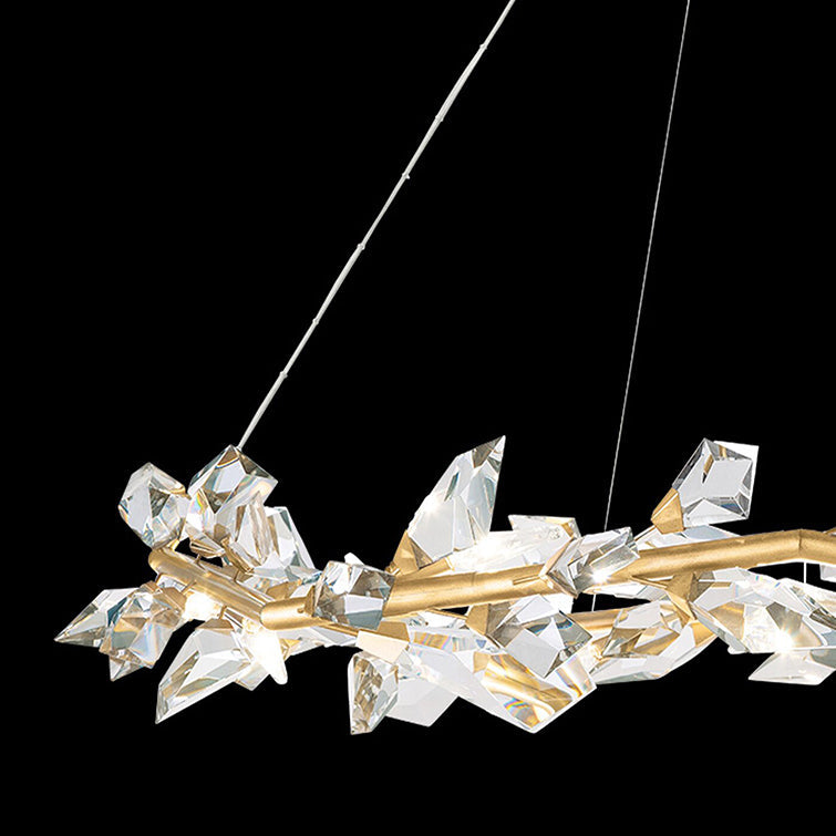 Addison 55"  Round Crystal Chandelier