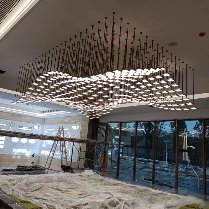 Villa Decoration Chandelier Luxury Large Decorative Nordic Style LED Chandelier Lighting
