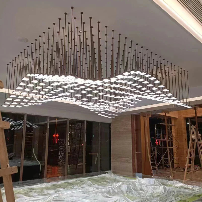 Villa Decoration Chandelier Luxury Large Decorative Nordic Style LED Chandelier Lighting