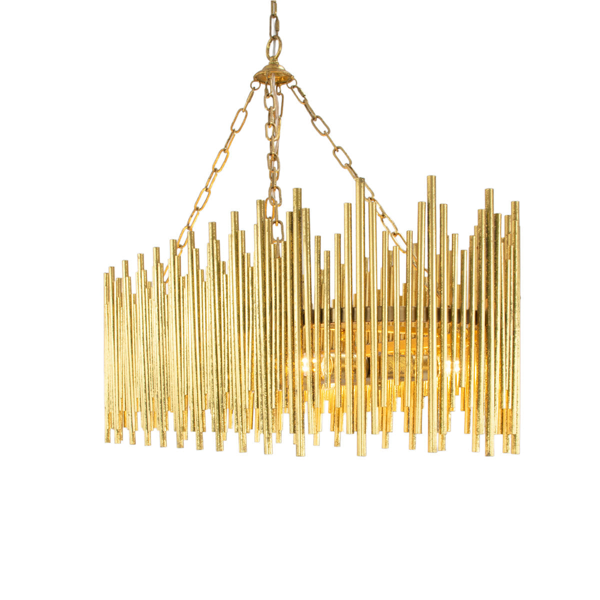 Althely 10 Lights Rectangle Pendant Chandelier