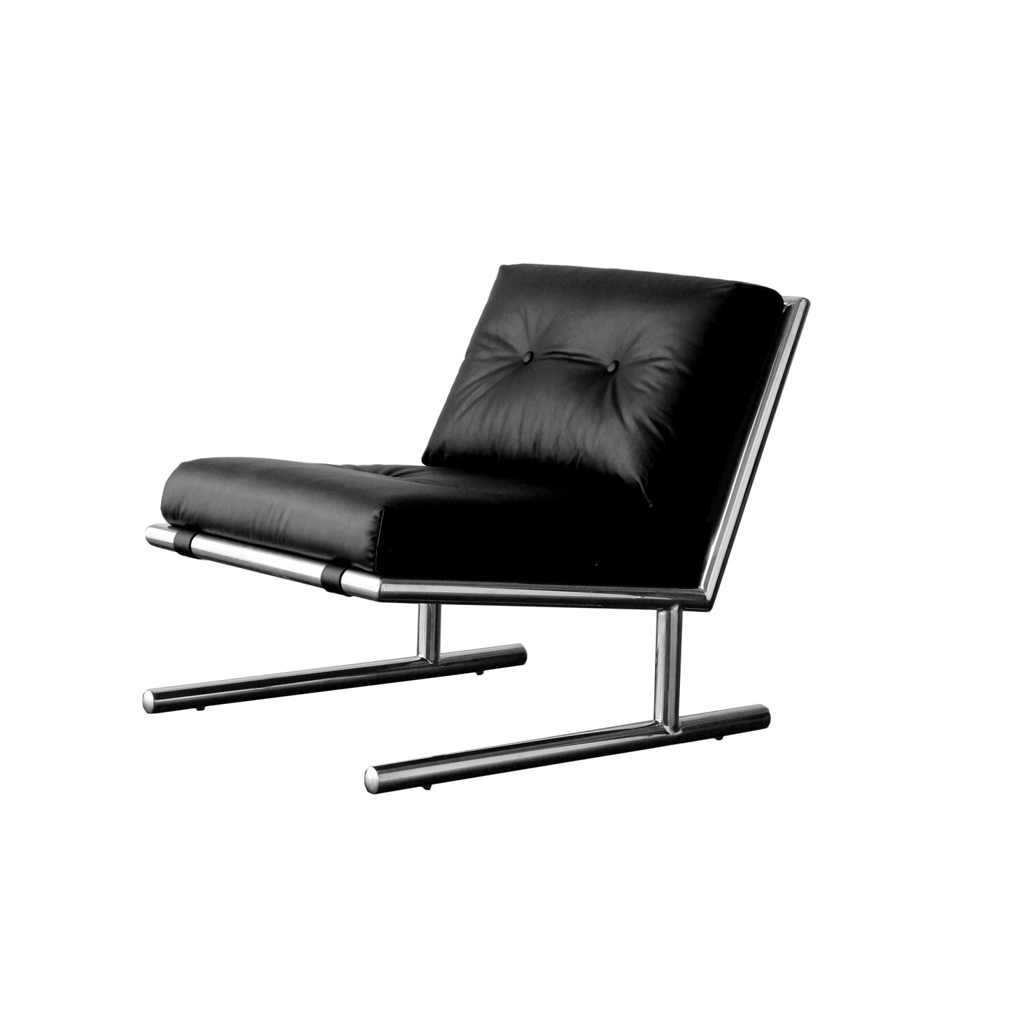 Modern Simple Oil Waxed Leather Leisure Chair