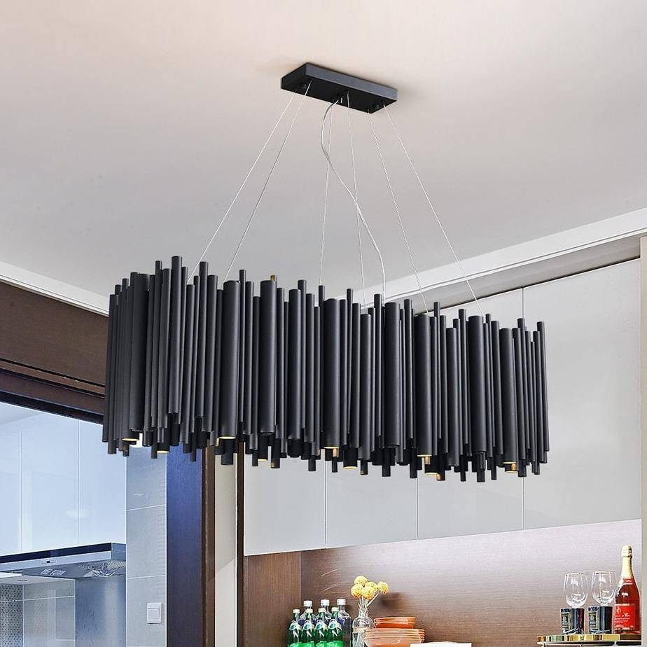 Vigor Rectangle Chandelier, Black
