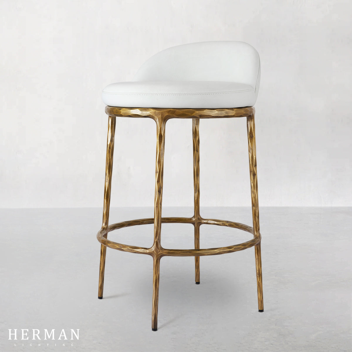 Thaddeus Bar Swivel Counter Stool