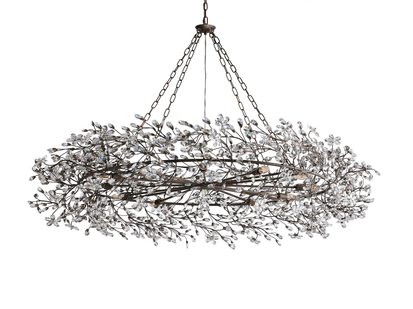 Fiore Crown Chandelier 39" 48" 60"