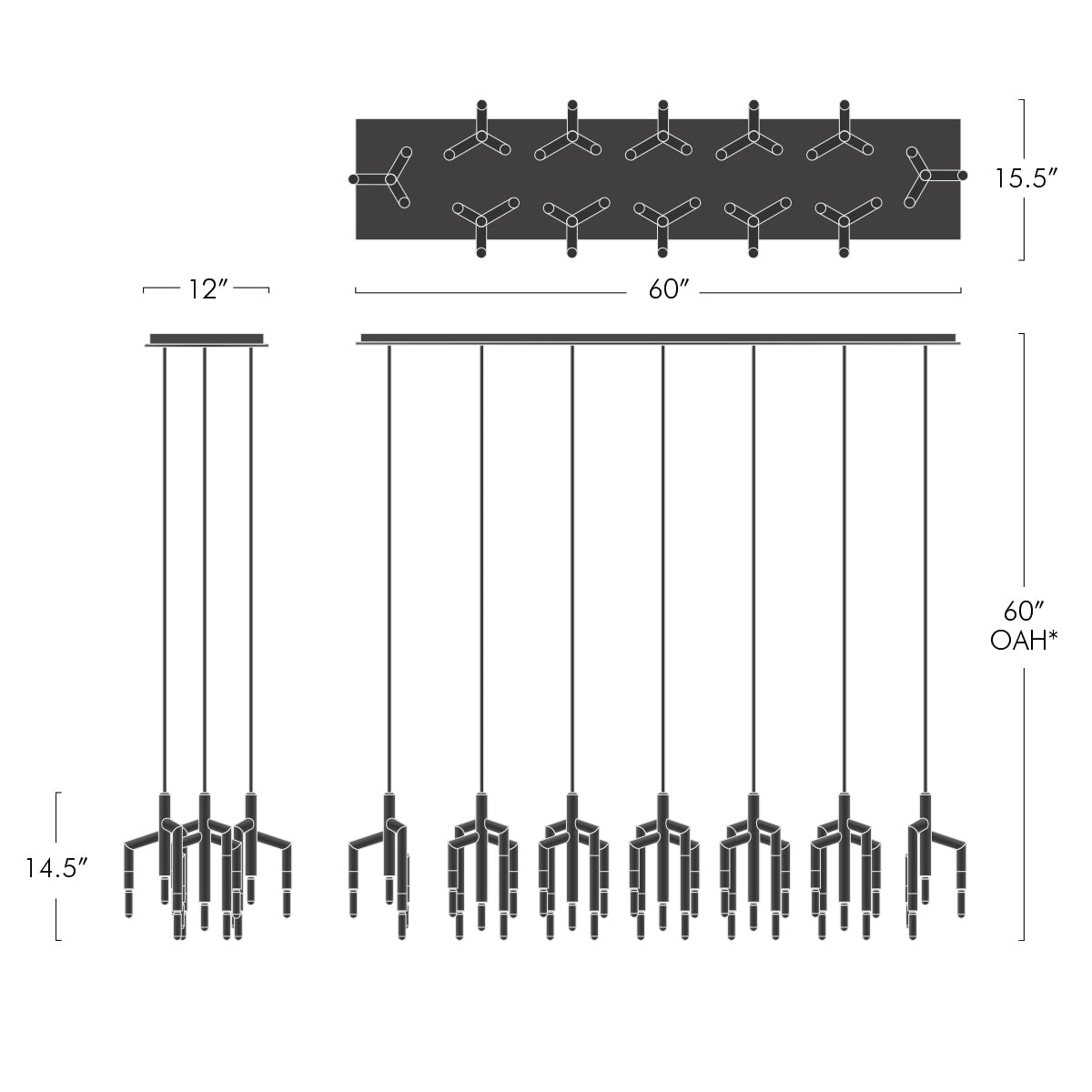 Ranti Linear Chandelier