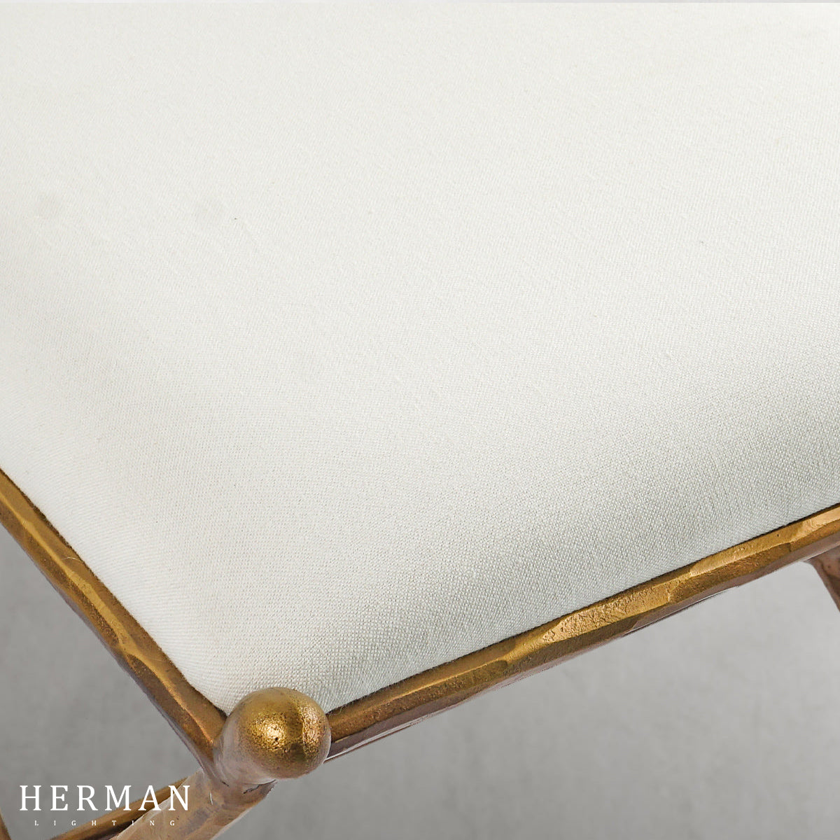 Thaddeus Horn Fabric Base Stool