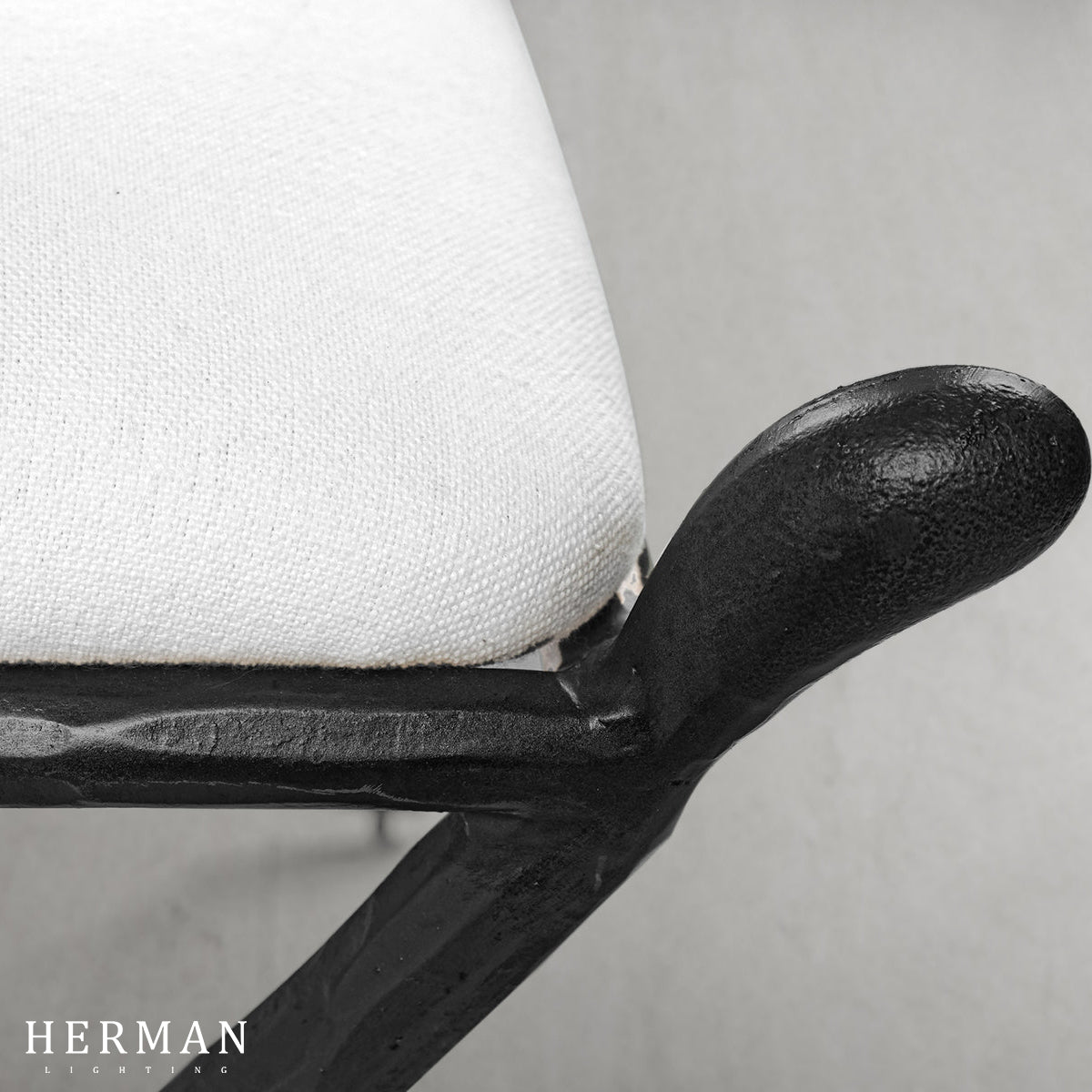 Thaddeus Horn Fabric Base Stool