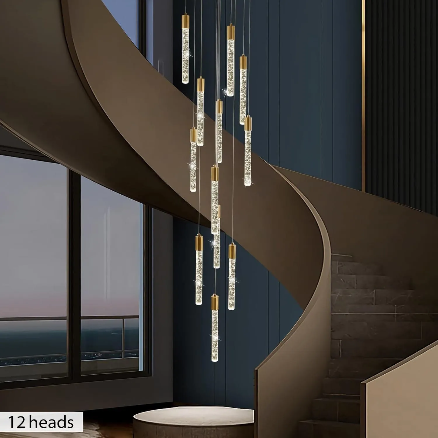 Adelaide Foyer & Staircace Chandelier 23" 19" 15" D