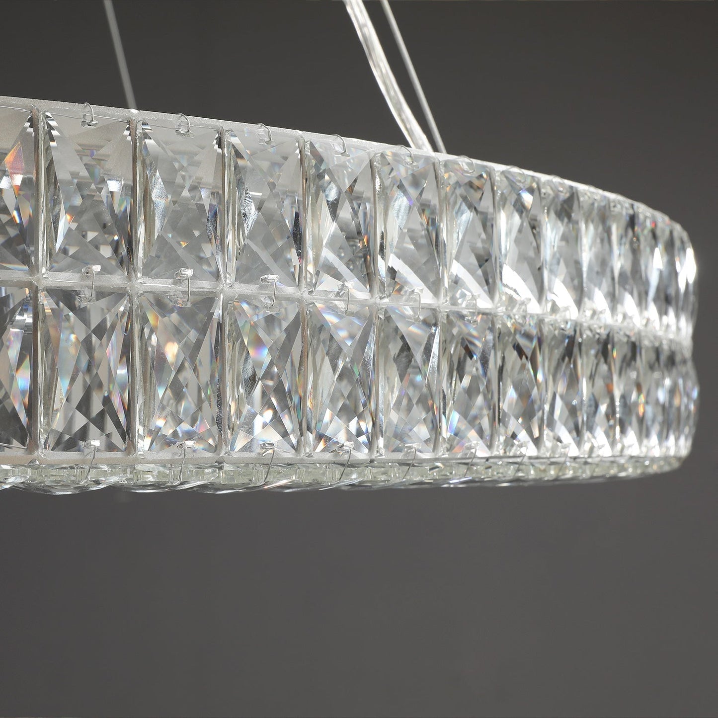 Spiridon Ring Crystal Chandelier 32" 44" 59"