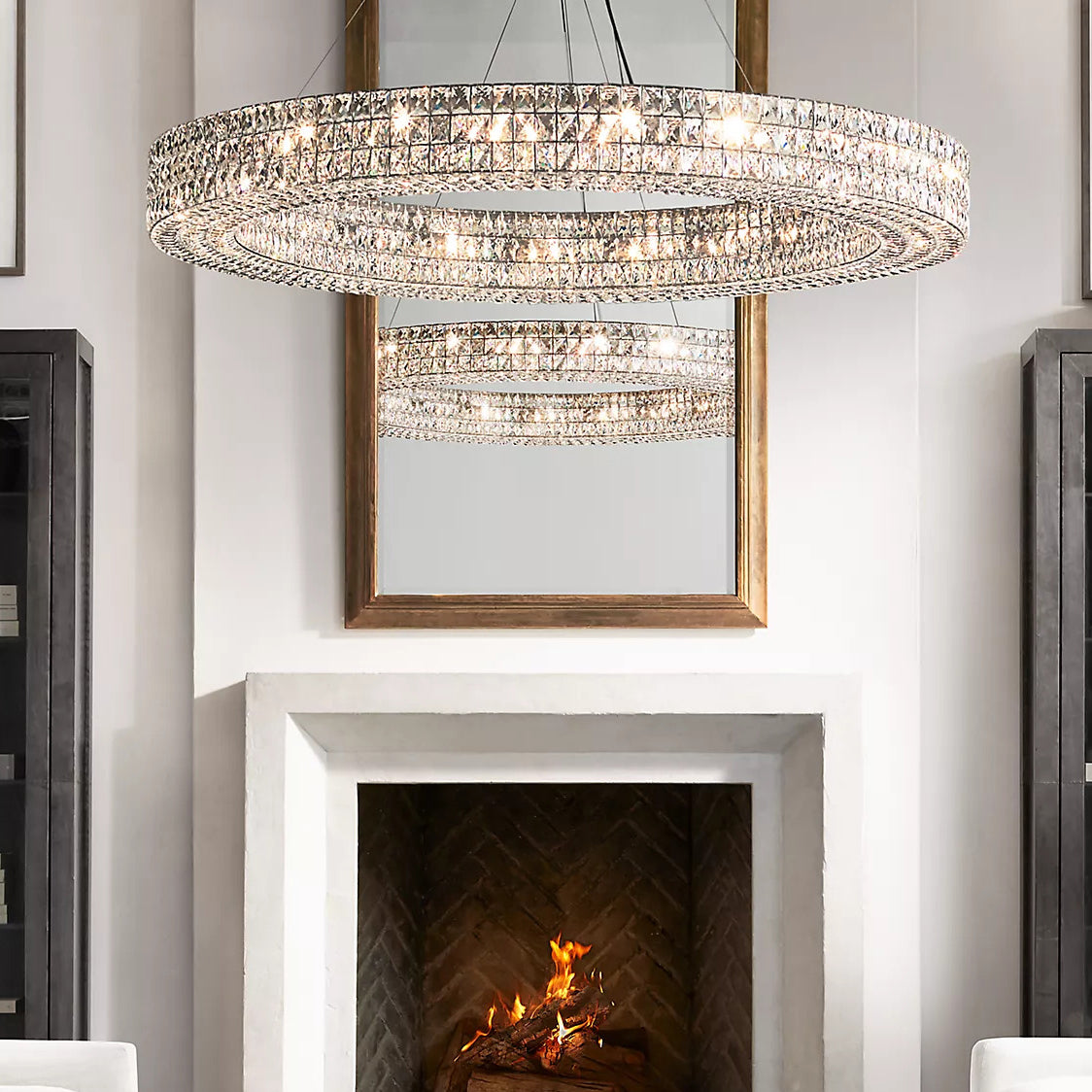 Spiridon Ring Crystal Chandelier 32" 44" 59"