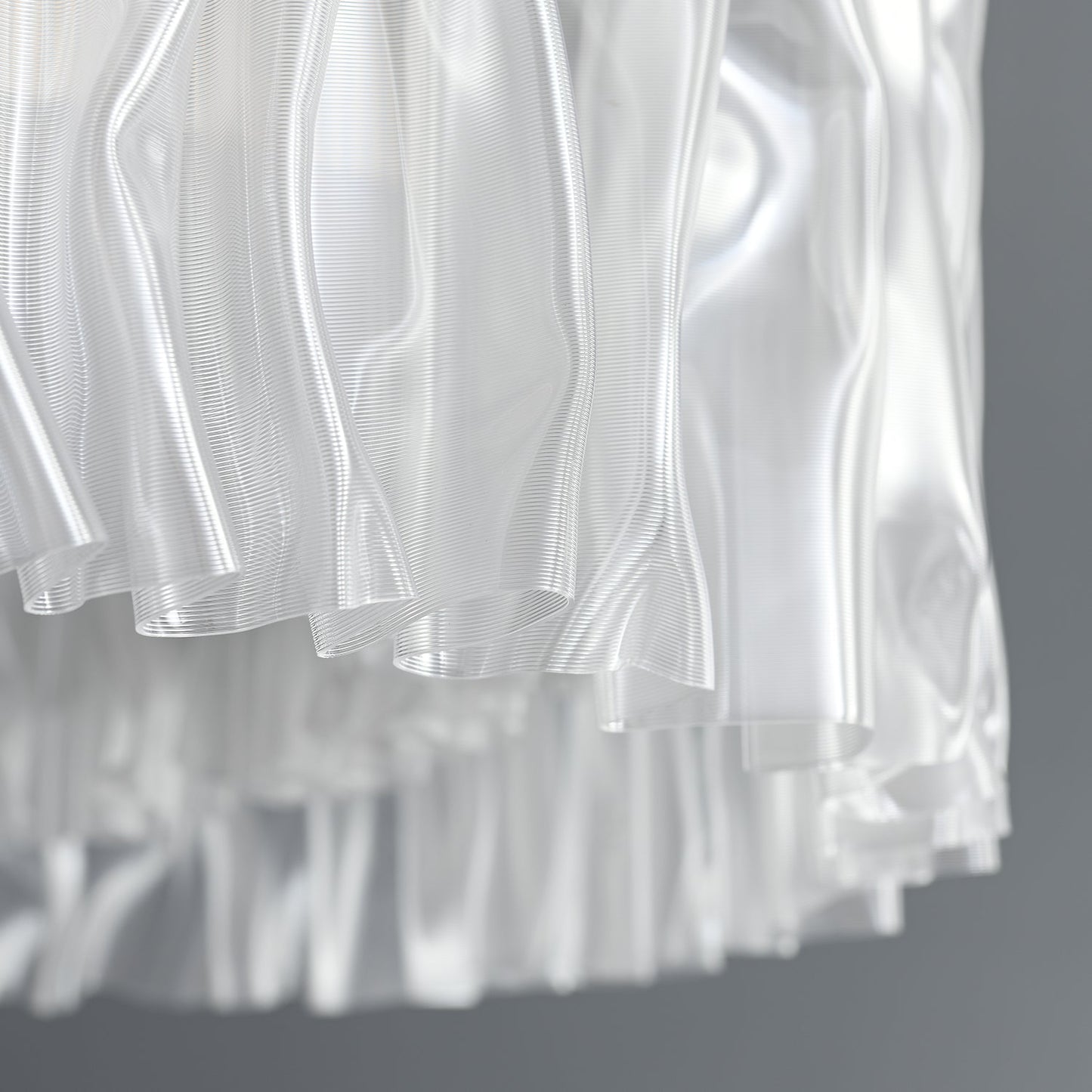 Accordéon Suspension Silver Pendant Light