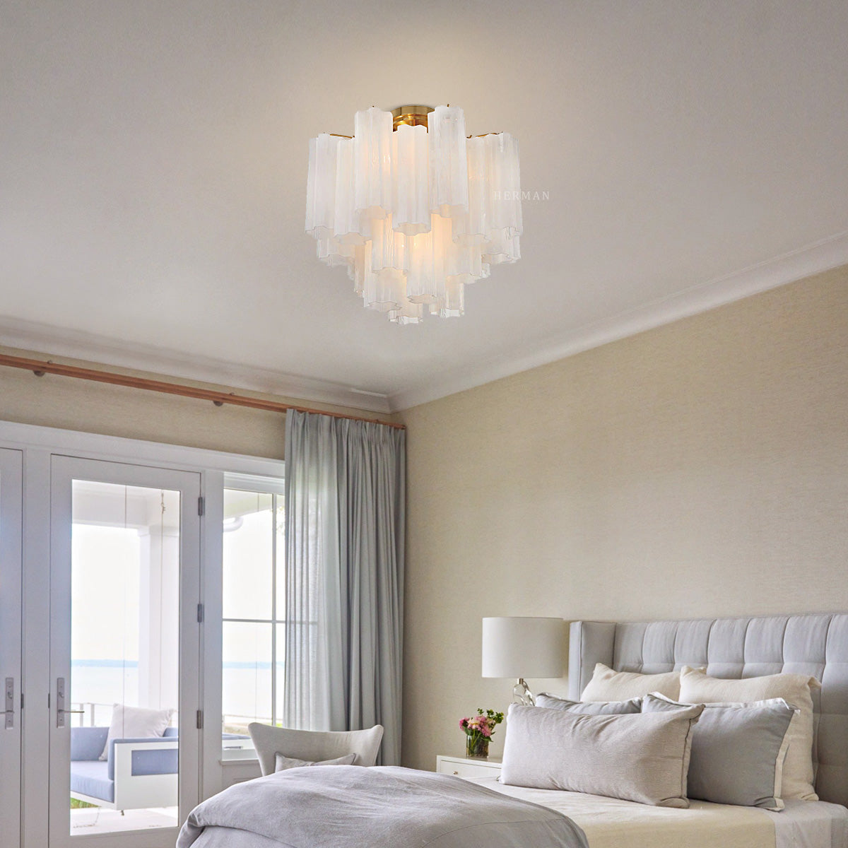 Addis Semi-Flush Ceiling Mount 17''W
