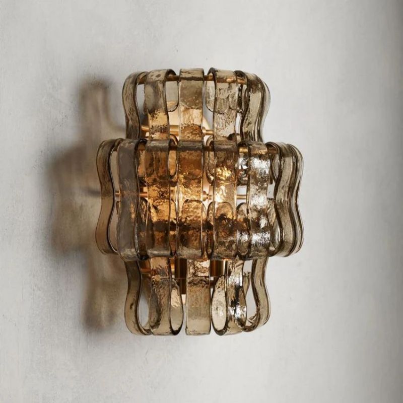 Amor Glass Wall Sconce 12"
