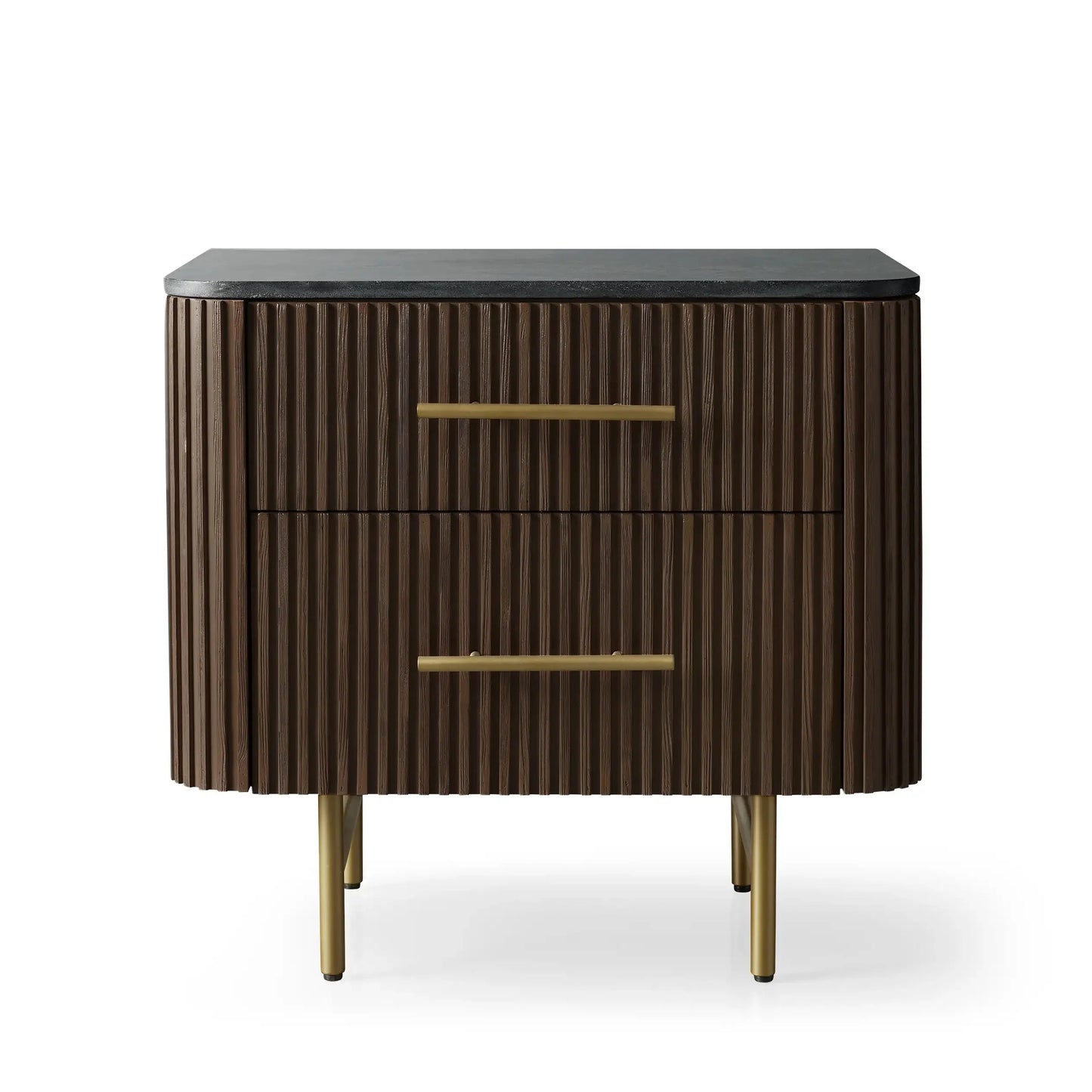 Arden Closed Nightstand in Oak