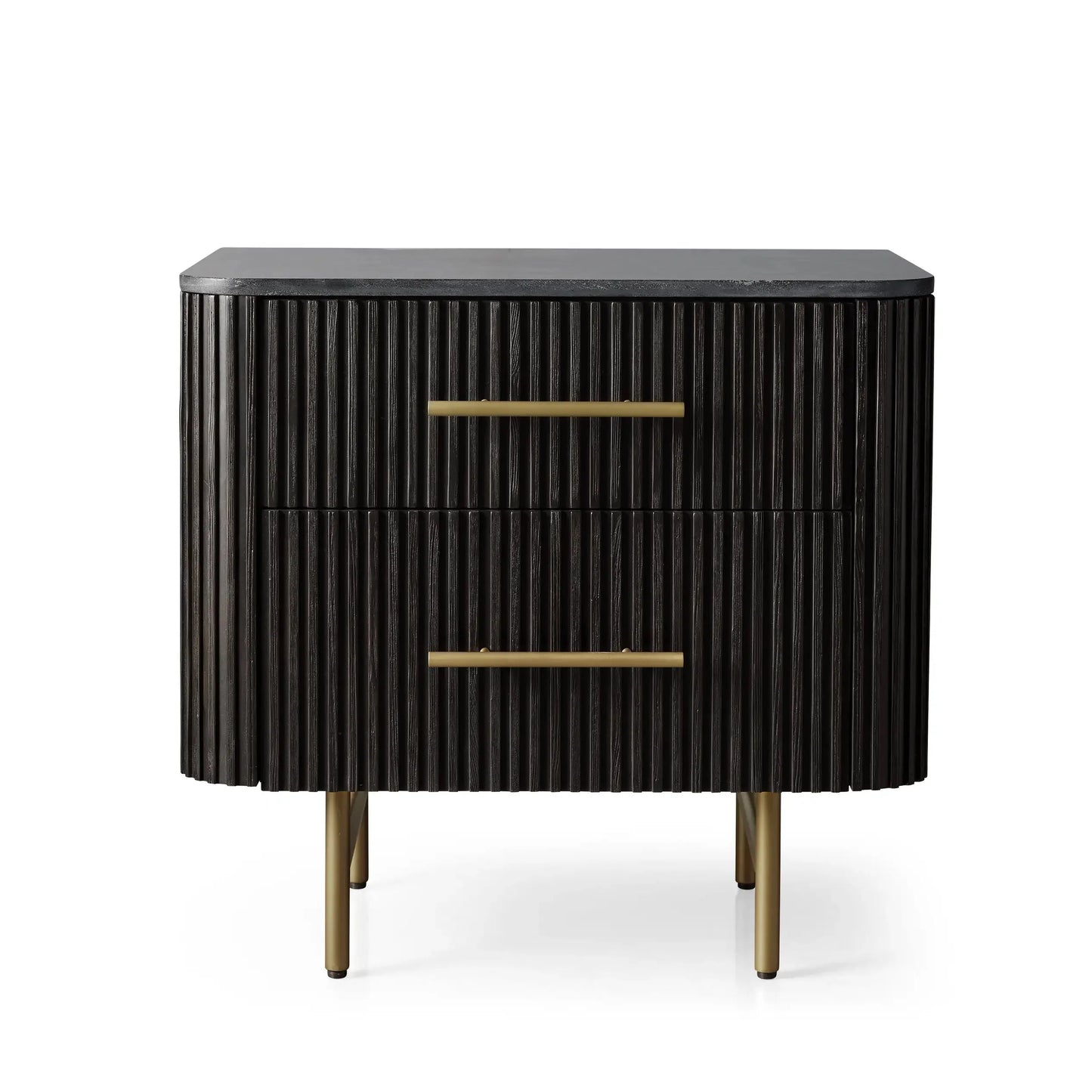 Arden Closed Nightstand in Oak
