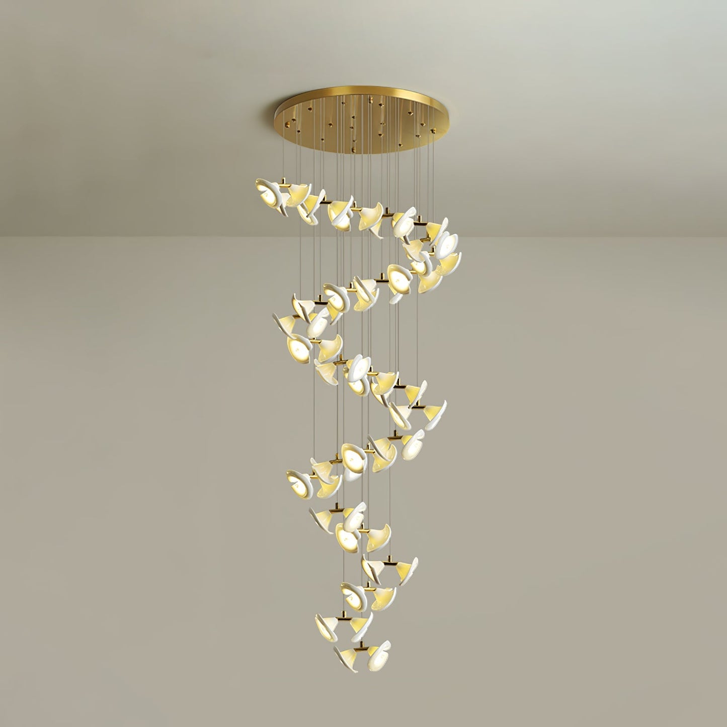 Blossom Double Horn Chandelier