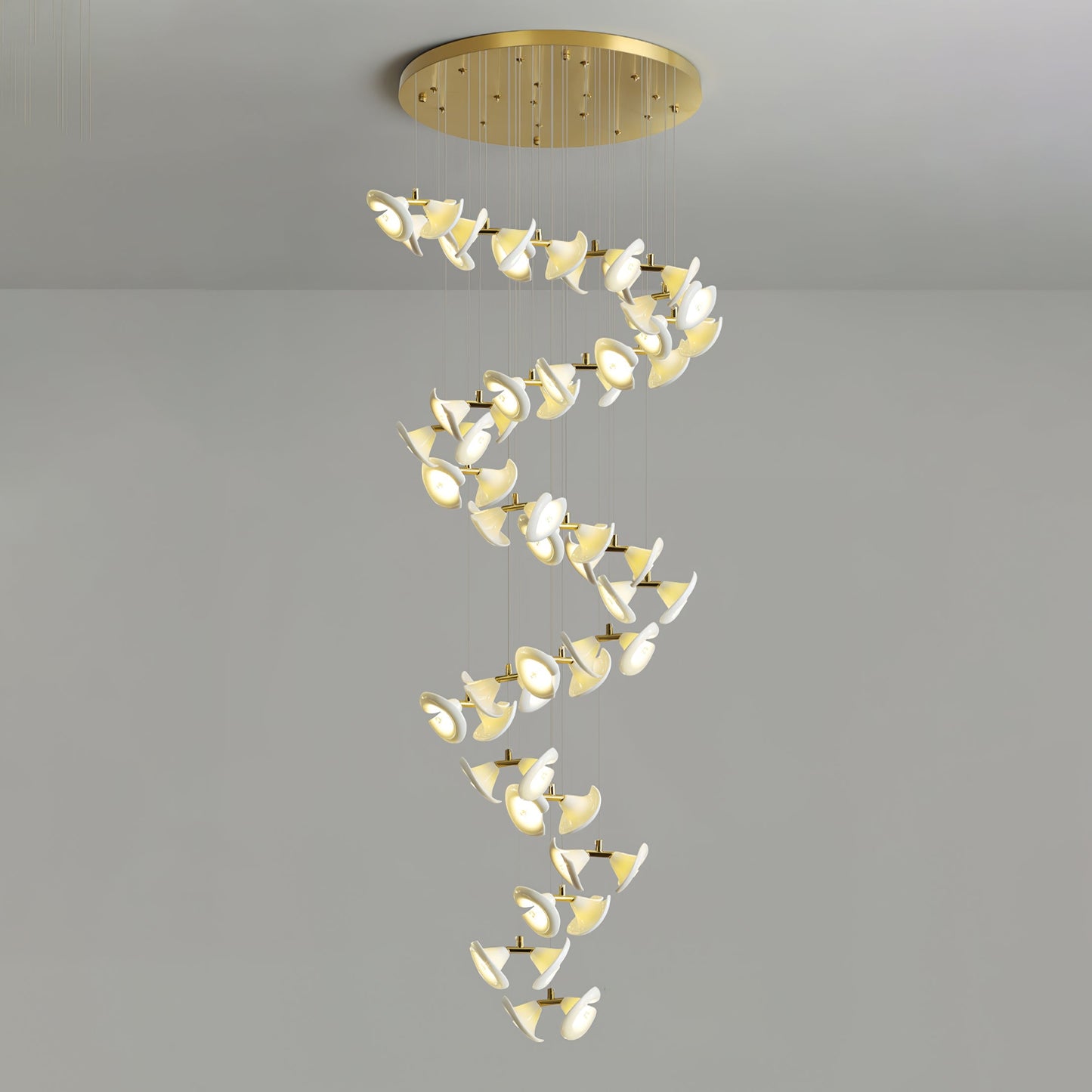 Blossom Double Horn Chandelier