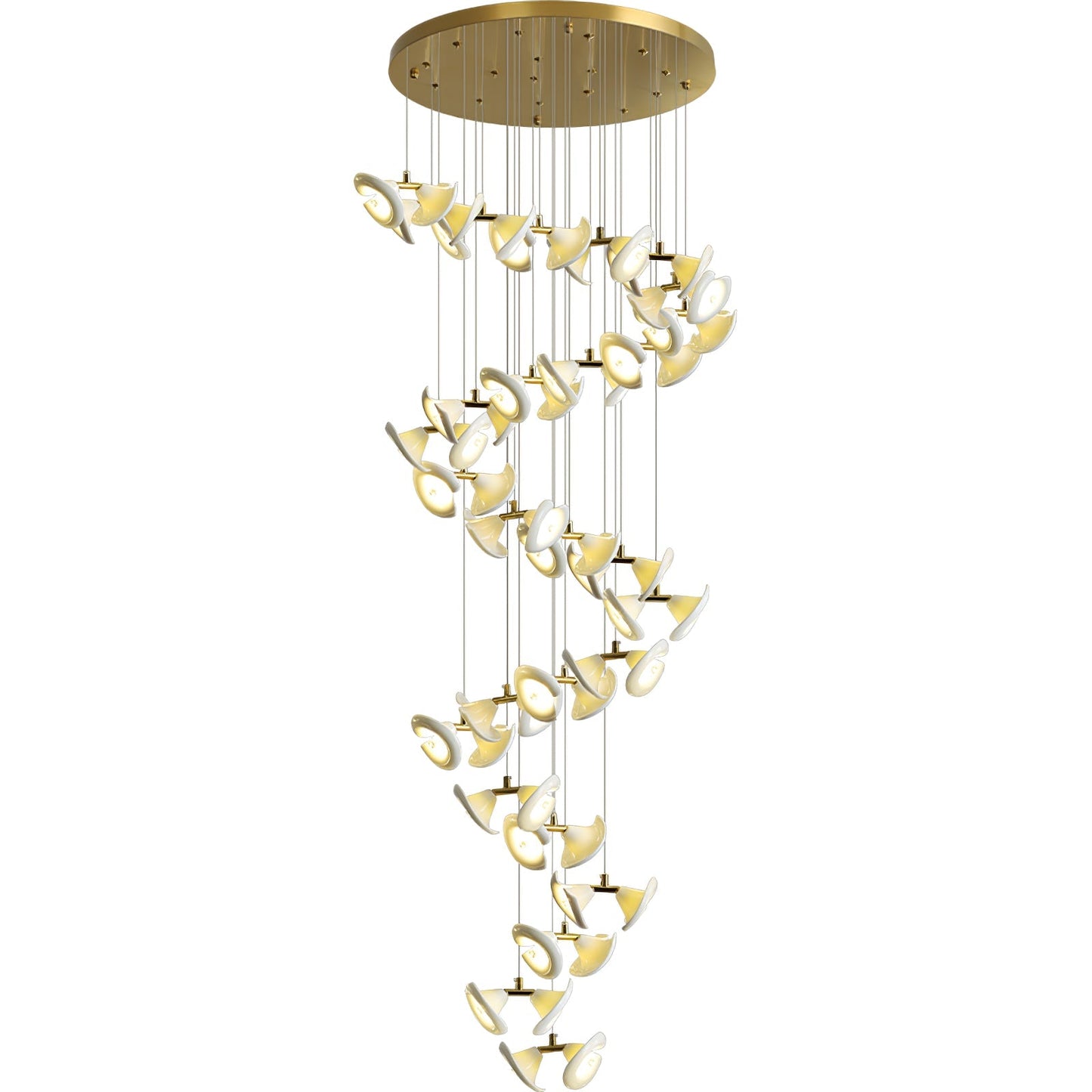 Blossom Double Horn Chandelier