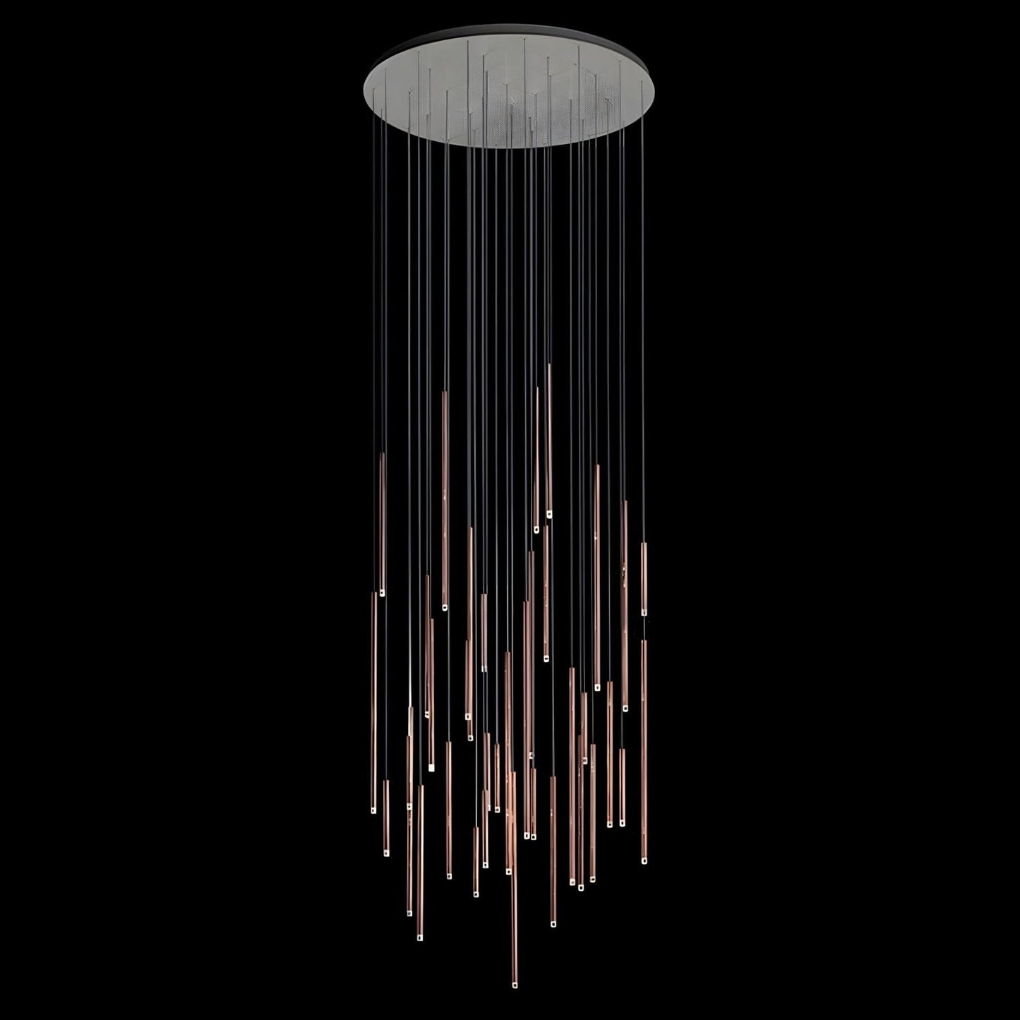 Tube chandelier