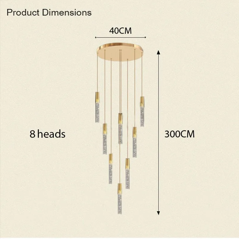 Adelaide Foyer & Staircace Chandelier 23" 19" 15" D