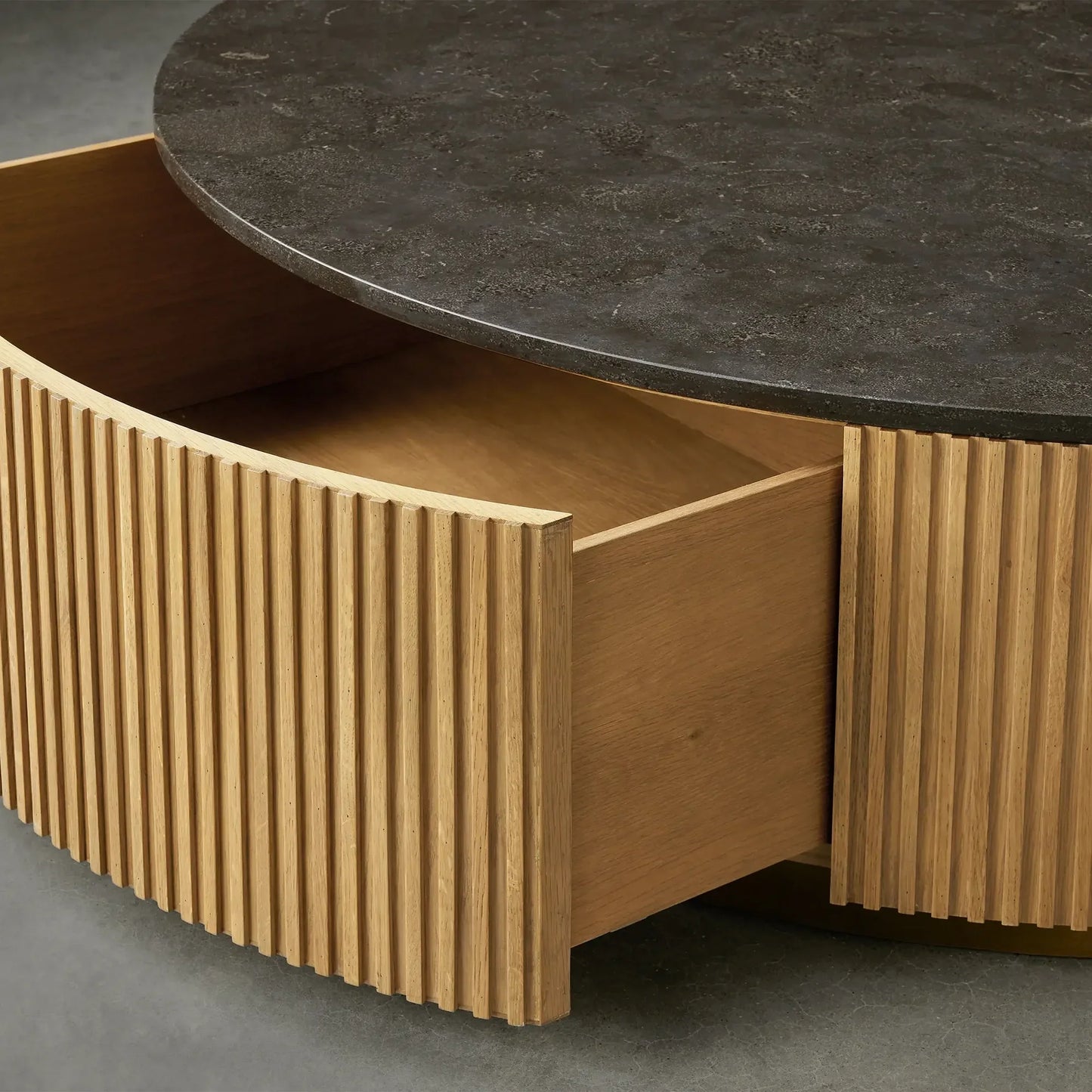 Arden Round Storage Coffee Table
