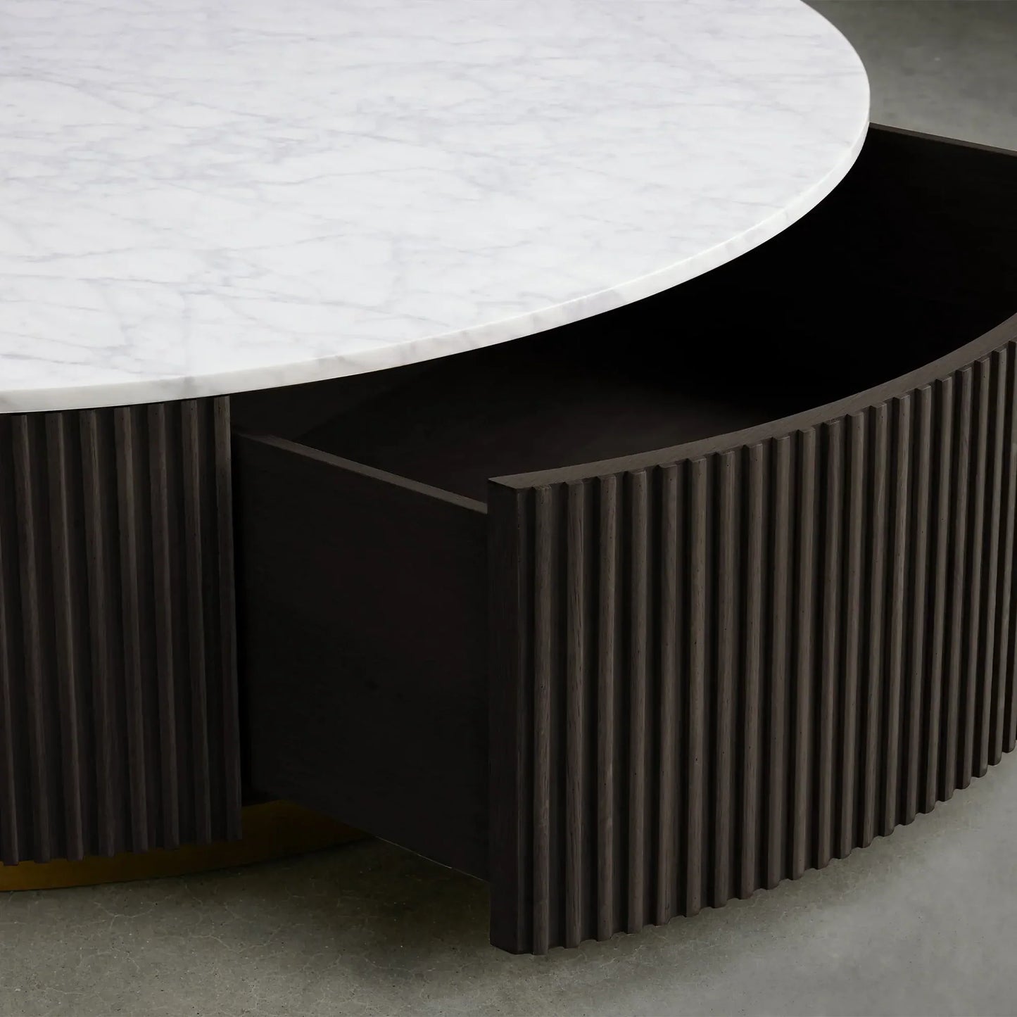 Arden Round Storage Coffee Table