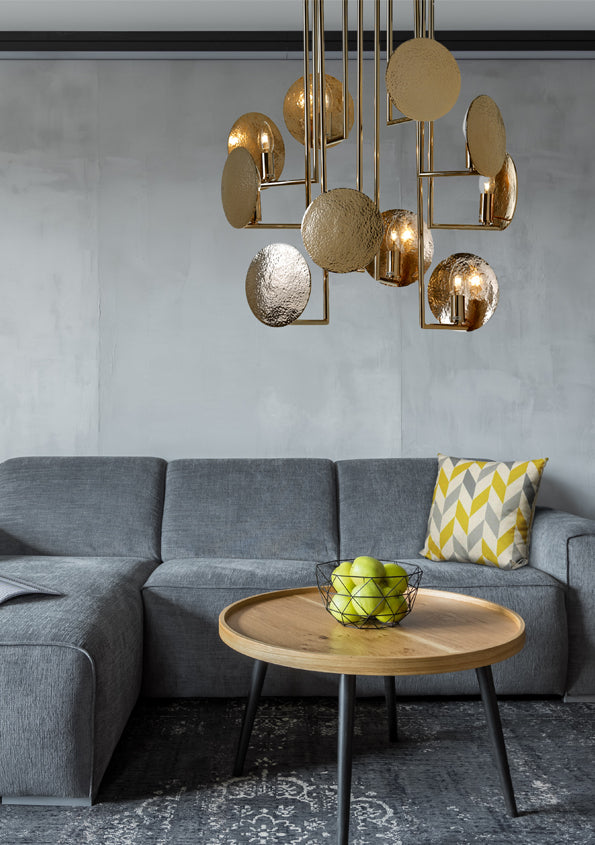 Grant 10 Light Modern Chandelier - Villa Lumi