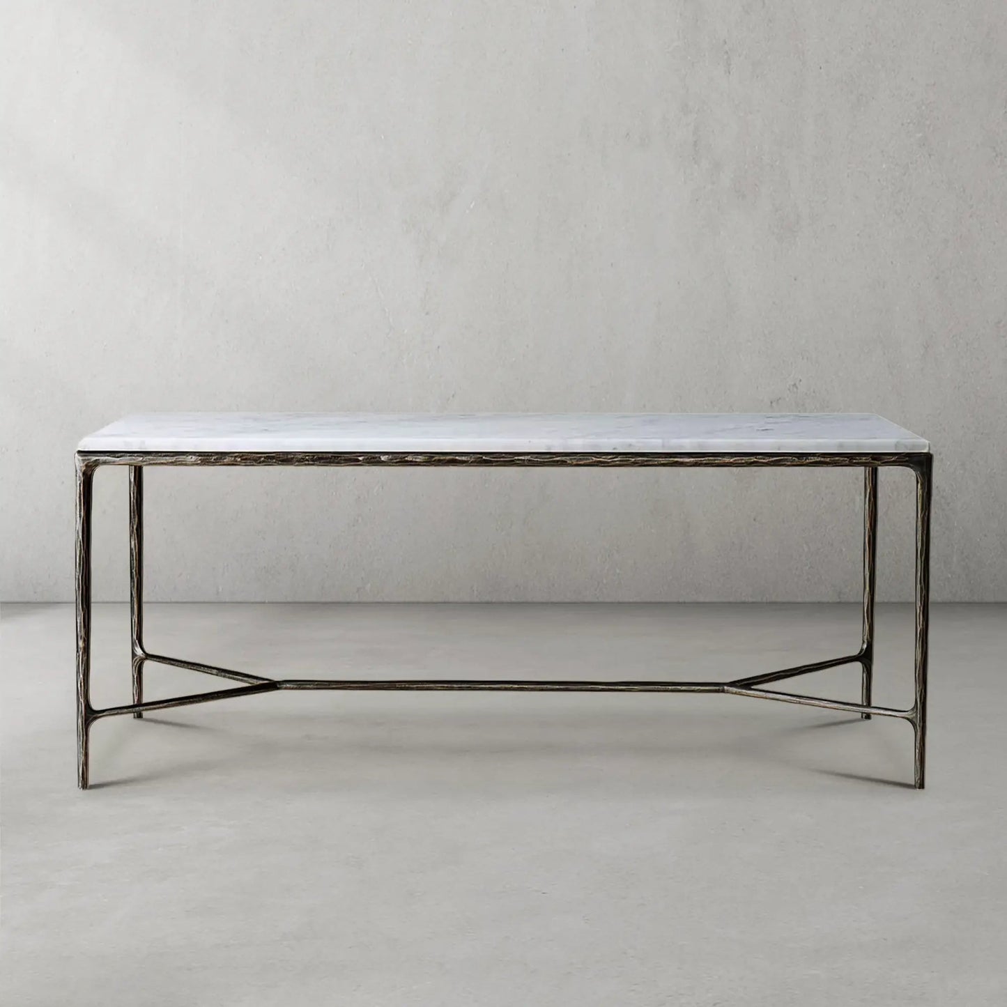 Thaddeus Rectangle Marble Desk