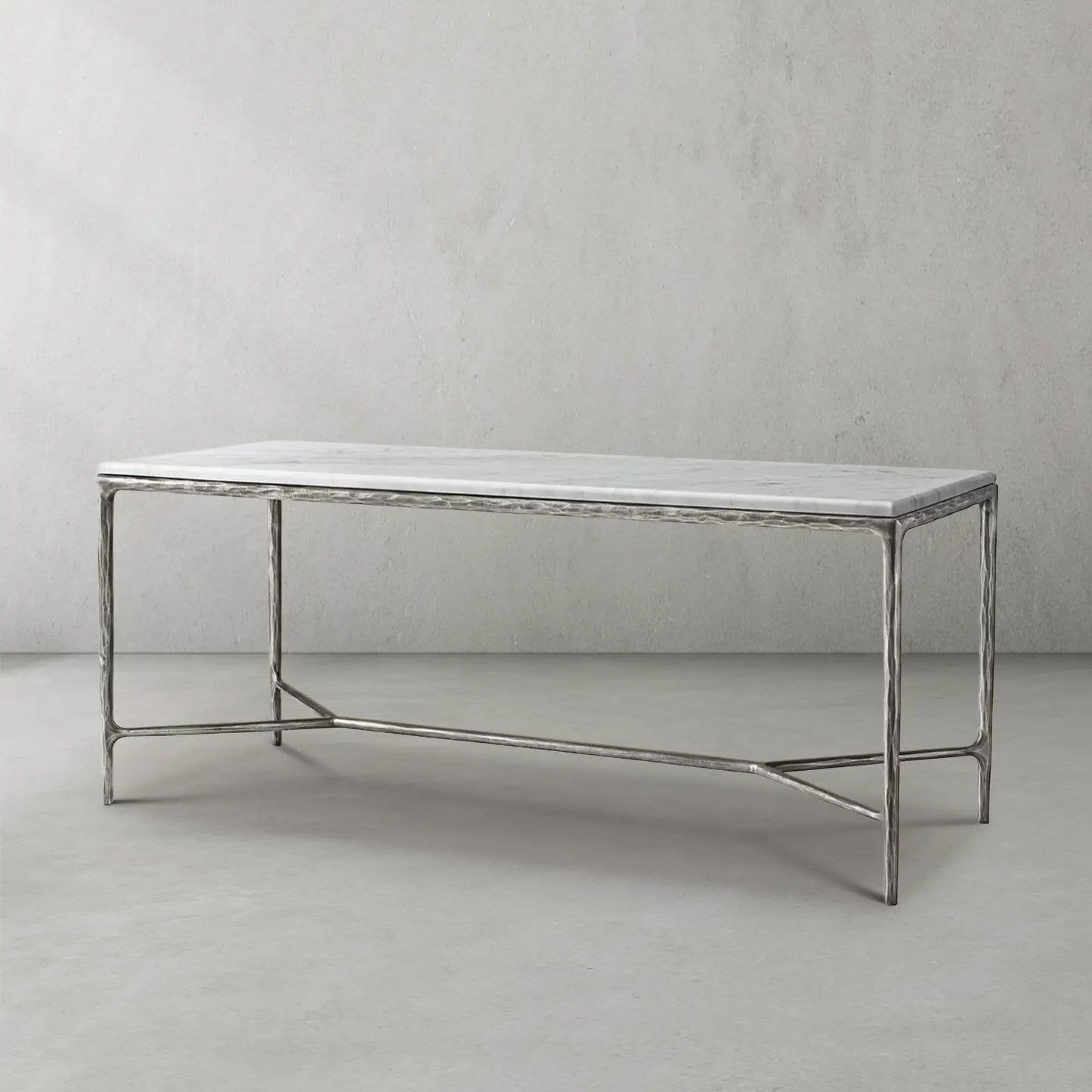Thaddeus Rectangle Marble Desk