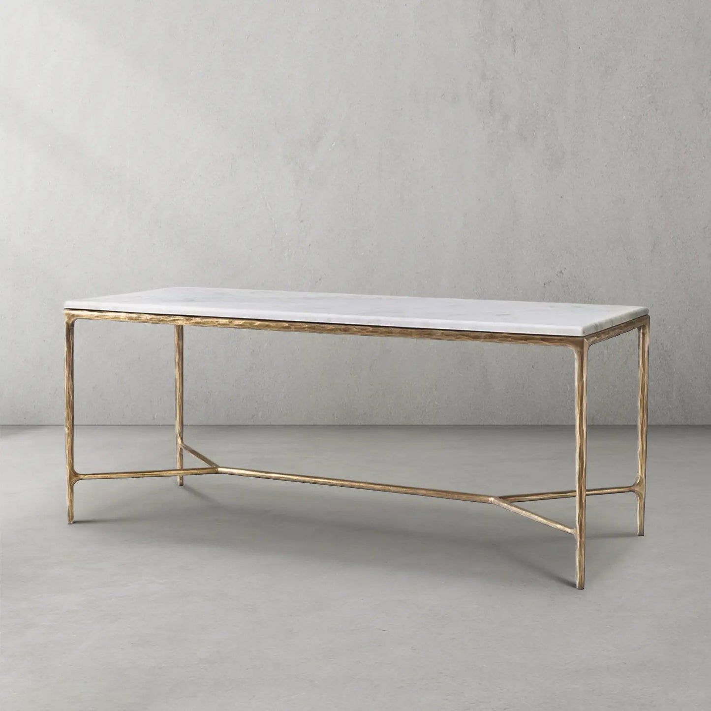 Thaddeus Rectangle Marble Desk