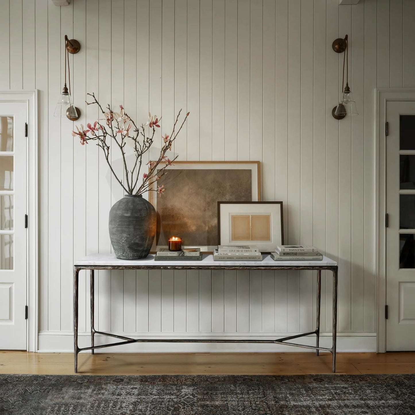 Thaddeus Rectangle Marble Desk