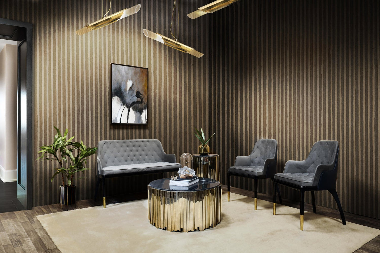 Harpia 2 Light Modern Chandelier - Luxxu