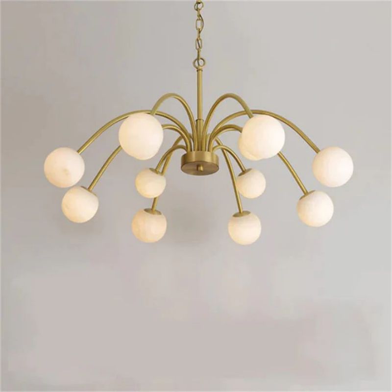 Alabaster Vintage Chandelier