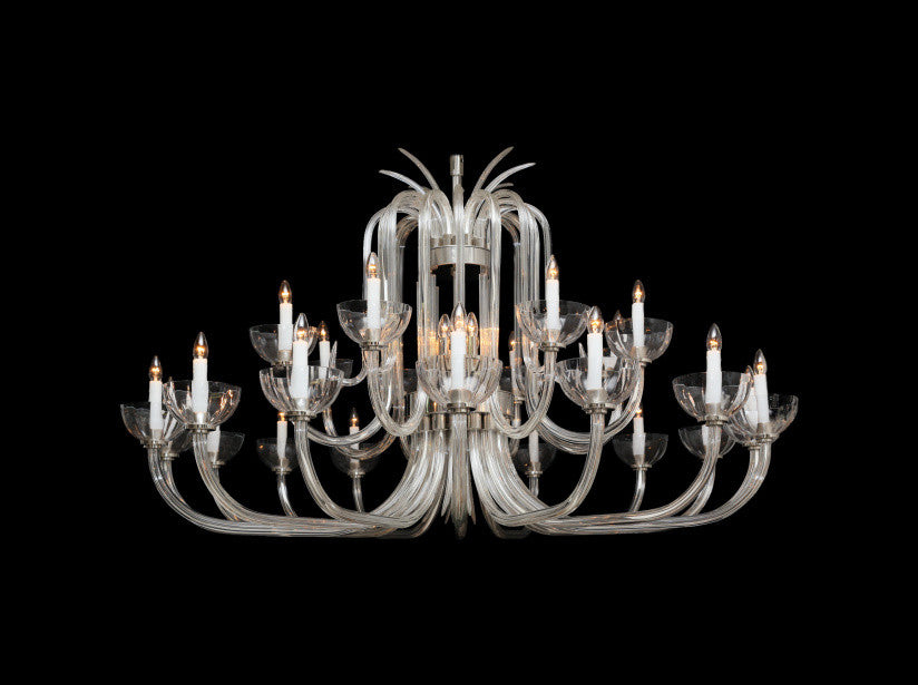 Modern 36 Light Crystal Chandelier - Glass LPS