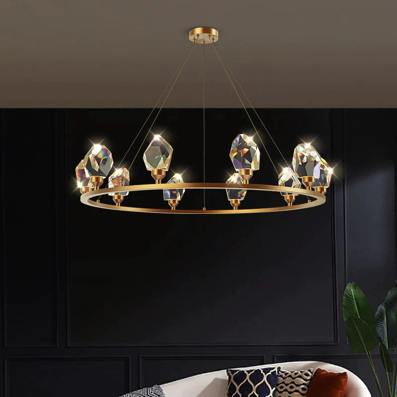 Eve Crystal Crown Chandelier