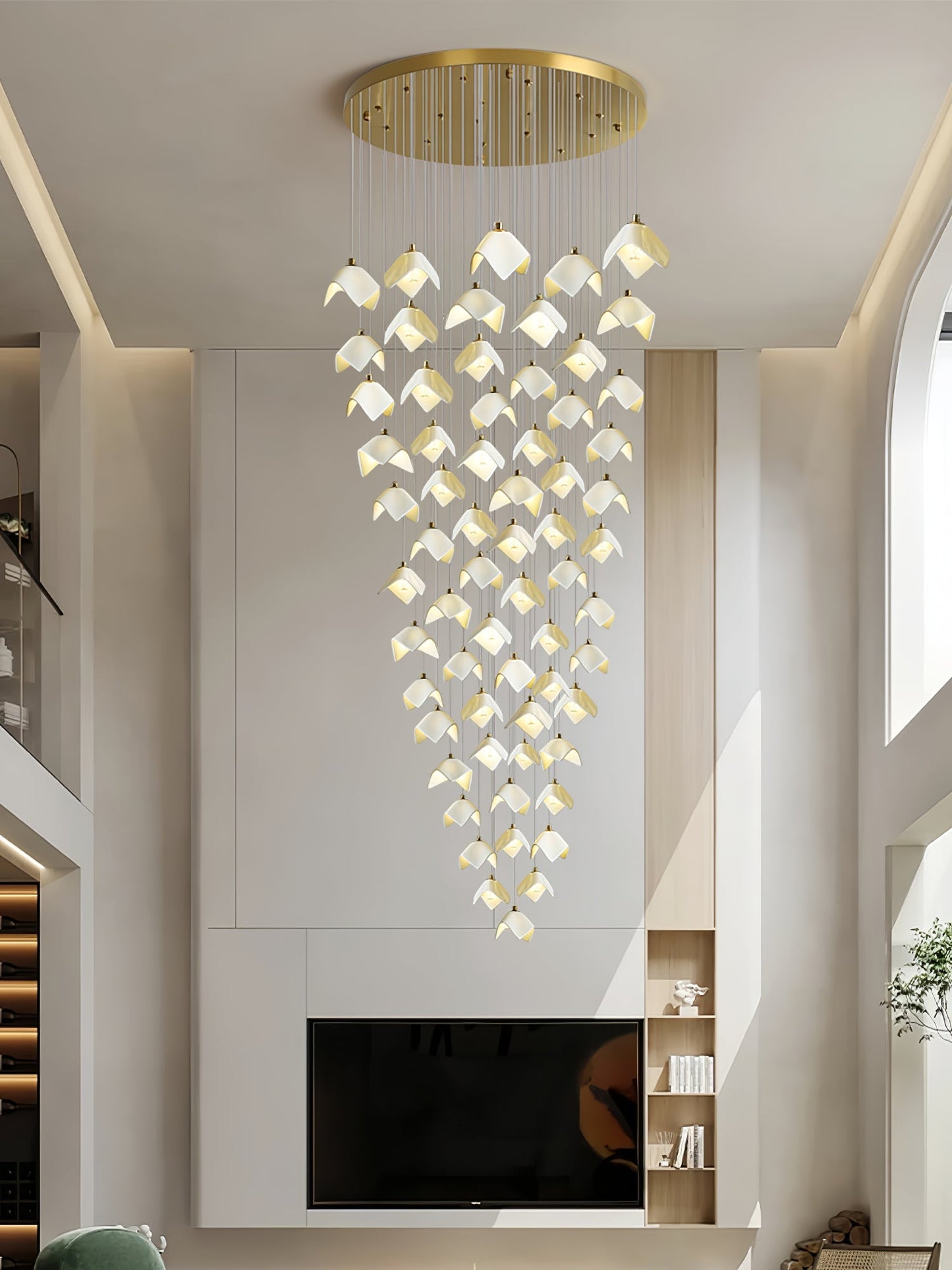 Orlani Cascade Stairs Chandelier